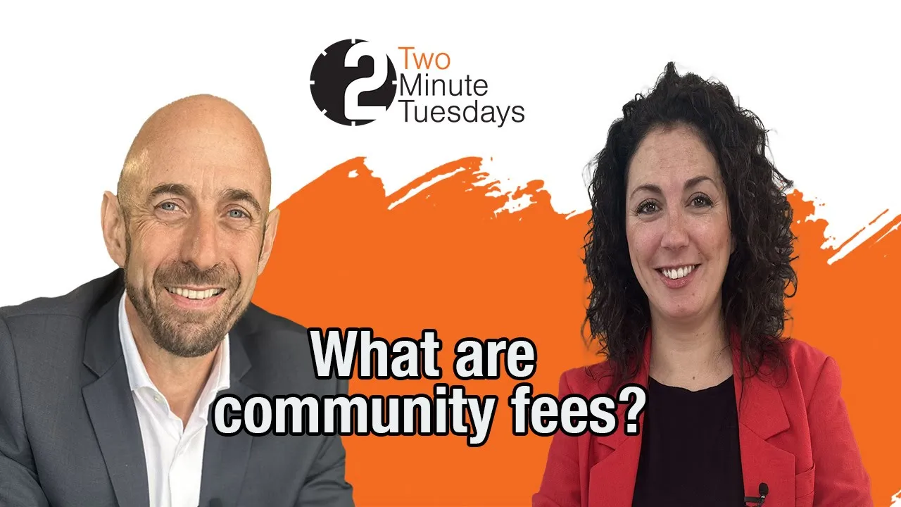 What are community fees in Mijas Costa and how much should I expect to pay? | 2 Minute Tuesdays Ep8