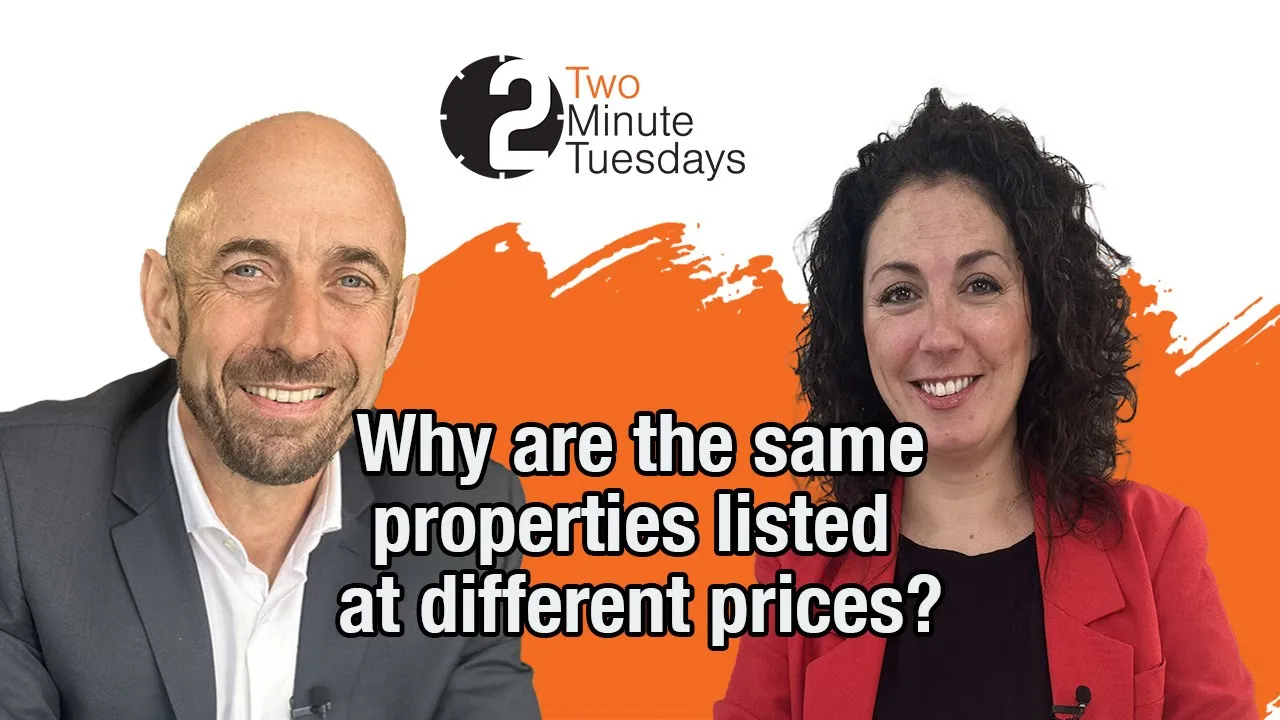 Why do I see the Same Mijas Costa Properties Listed at Different Prices? | 2 Minute Tuesdays Ep17