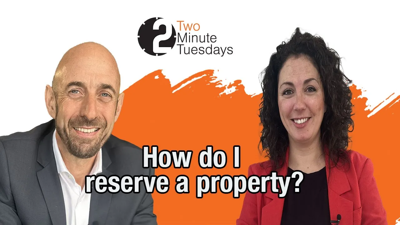 How do I reserve a property in Mijas Costa and take it off the market? | 2 Minute Tuesdays Ep10